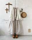 画像1: Branch m'/リネンのボレロカーディガン・オフ (1)