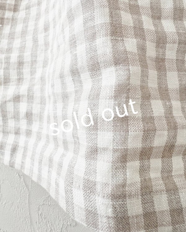 画像5: Branch m'/ギンガムチェックスカート・ベージュ (5)