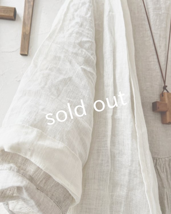 画像5: Branch m'/リネンのロングカーディガン・オフ (5)