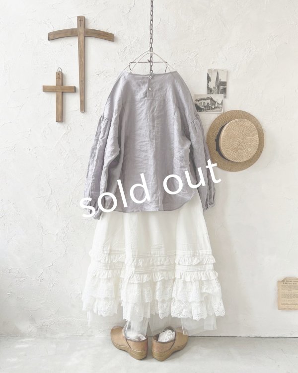 画像5: Branch m'/織姫炊きリネンプルオーバー・ラベンダー (5)