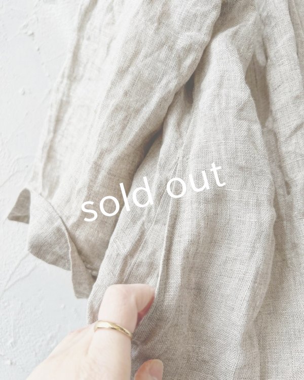画像8: Branch m'/リネンのロングカーディガン・ナチュラル (8)