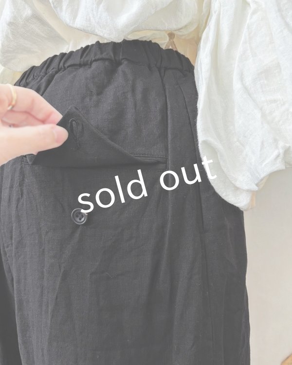 画像12: HALLELUJAH/4.Pantalon faun パン パンタロン・Black  (12)