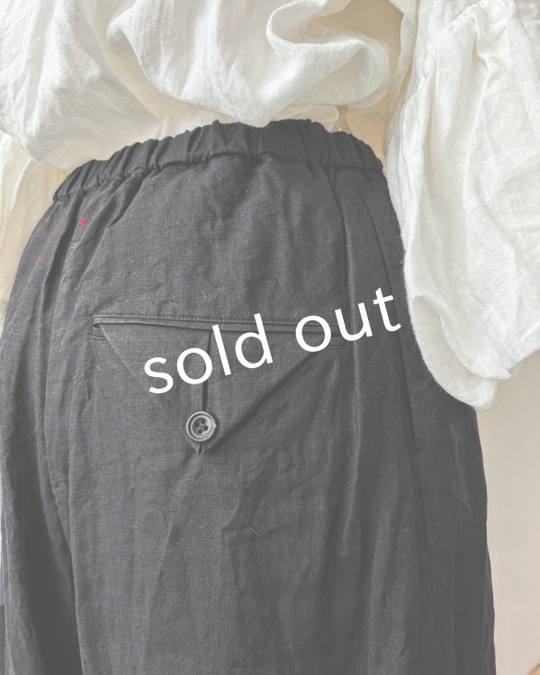 画像11: HALLELUJAH/4.Pantalon faun パン パンタロン・Black  (11)