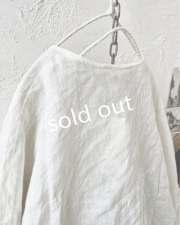 画像10: Branch m'/リネンのボレロカーディガン・オフ (10)