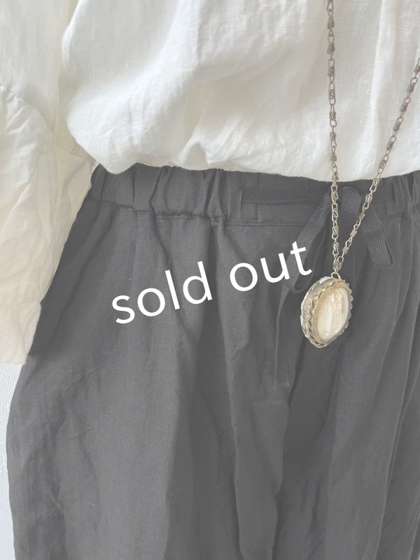 画像14: HALLELUJAH/4.Pantalon faun パン パンタロン・Black  (14)