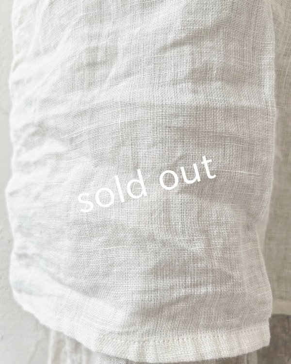 画像7: Branch m'/リネンのロングカーディガン・オフ (7)