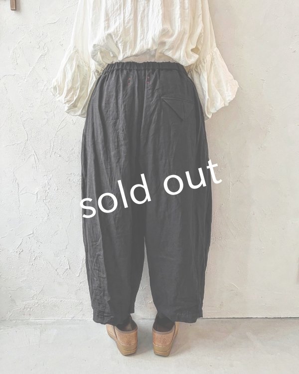 画像10: HALLELUJAH/4.Pantalon faun パン パンタロン・Black  (10)