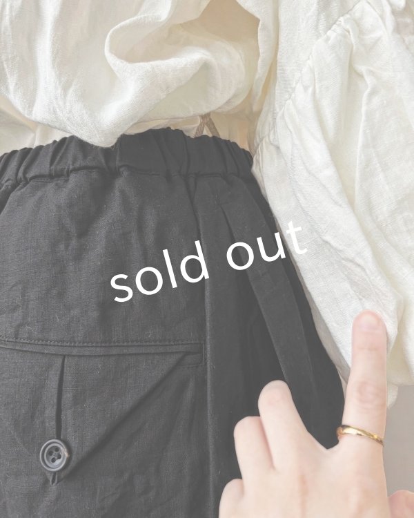 画像13: HALLELUJAH/4.Pantalon faun パン パンタロン・Black  (13)