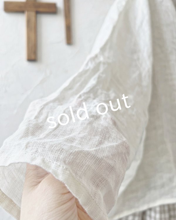 画像8: Branch m'/リネンのボレロカーディガン・黒 (8)