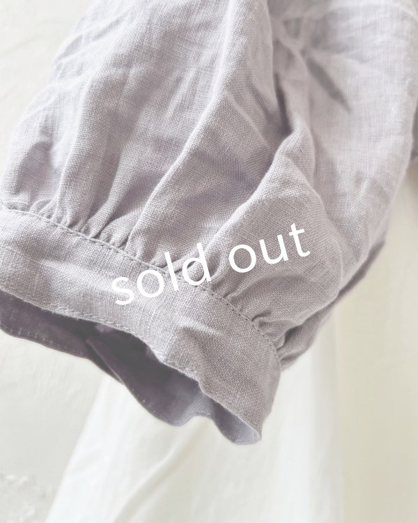 画像4: Branch m'/織姫炊きリネンプルオーバー・ラベンダー (4)