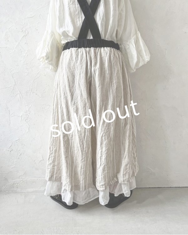 画像13: HALLELUJAH／12.Victorian Pantalon ヴィクトリアンパンタロン・flax stripe (13)