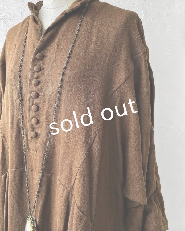 画像6: HALLELUJAH/2.Acolyte Robe 侍者のローブ・柿渋 (6)