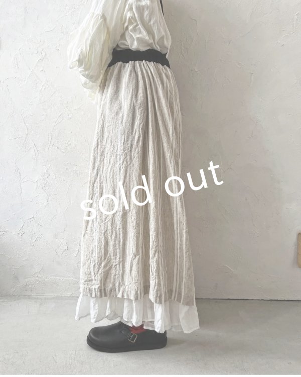 画像15: HALLELUJAH／12.Victorian Pantalon ヴィクトリアンパンタロン・flax stripe (15)