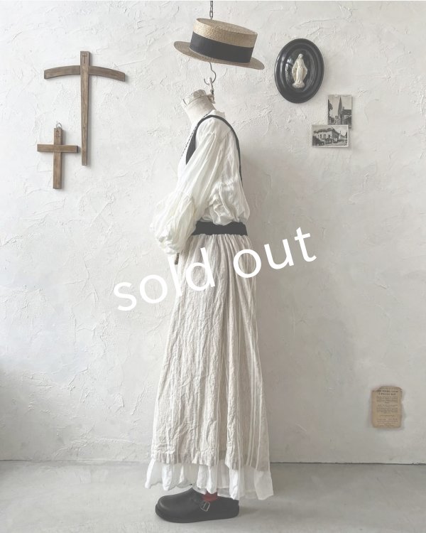 画像14: HALLELUJAH／12.Victorian Pantalon ヴィクトリアンパンタロン・flax stripe (14)