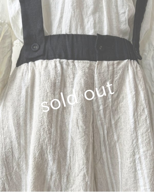 画像5: HALLELUJAH／12.Victorian Pantalon ヴィクトリアンパンタロン・flax stripe (5)