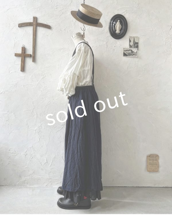 画像8: HALLELUJAH/12.Victorian Pantalon ヴィクトリアンパンタロン・navy stripe (8)