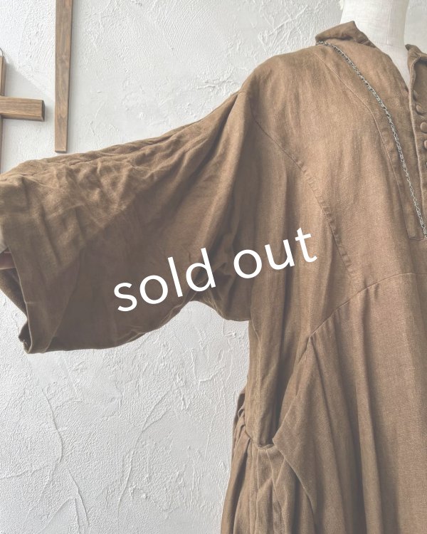 画像7: HALLELUJAH/2.Acolyte Robe 侍者のローブ・柿渋 (7)