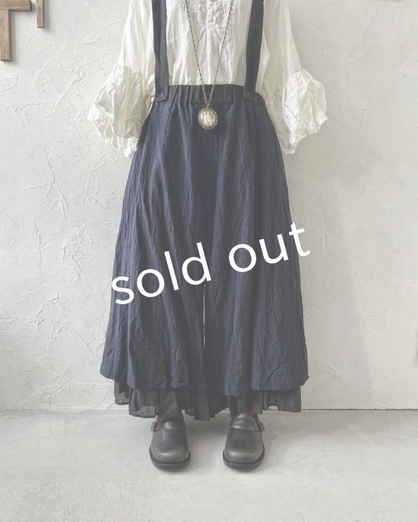 画像3: HALLELUJAH/12.Victorian Pantalon ヴィクトリアンパンタロン・navy stripe (3)