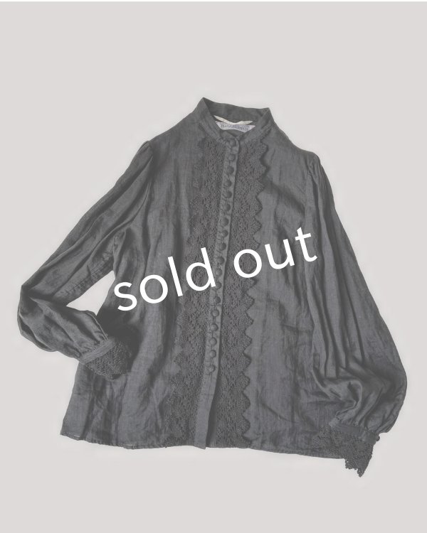 画像18: HALLELUJAH／2.Chimise a Dentelle レースブラウス・black (18)