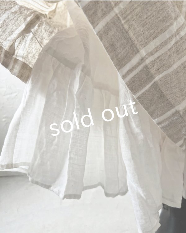 画像8: HALLELUJAH／12.Victorian Pantalon ヴィクトリアンパンタロン・flax stripe (8)