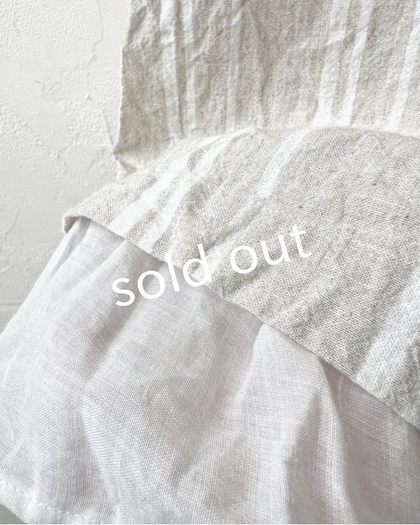 画像10: HALLELUJAH／12.Victorian Pantalon ヴィクトリアンパンタロン・flax stripe (10)