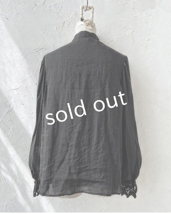 画像17: HALLELUJAH／2.Chimise a Dentelle レースブラウス・black (17)