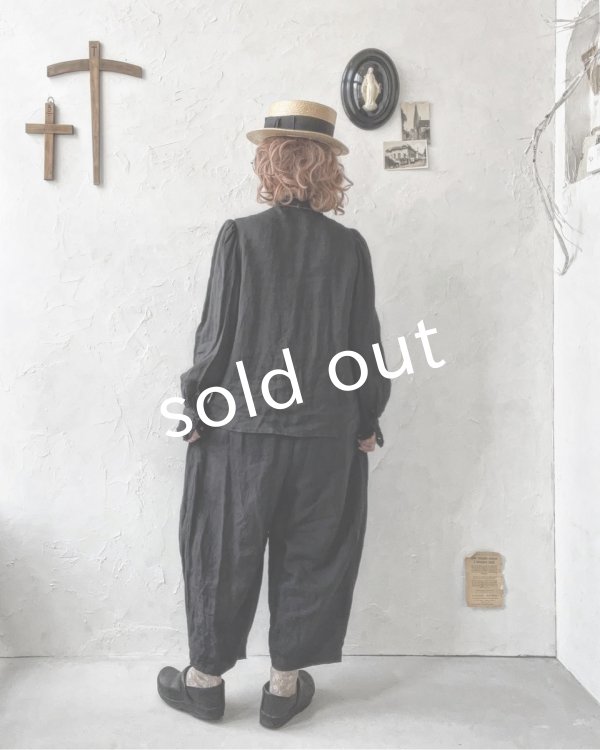 画像20: HALLELUJAH／2.Chimise a Dentelle レースブラウス・black (20)