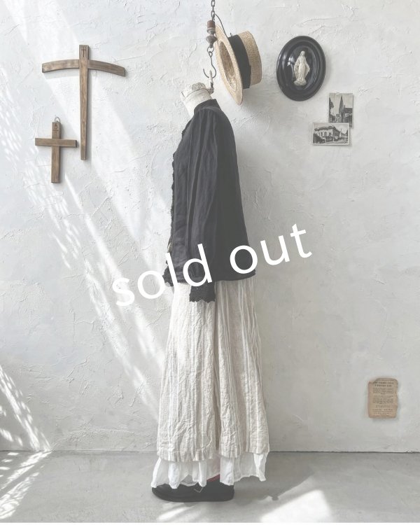 画像12: HALLELUJAH／2.Chimise a Dentelle レースブラウス・black (12)