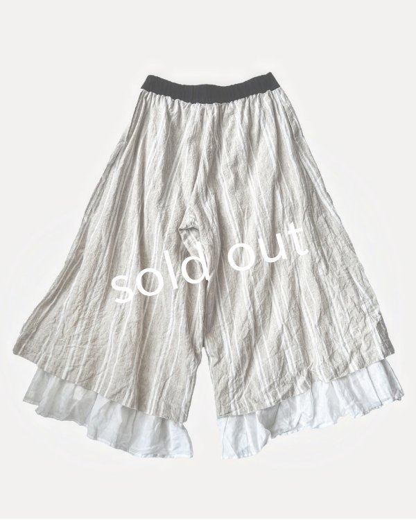 画像17: HALLELUJAH／12.Victorian Pantalon ヴィクトリアンパンタロン・flax stripe (17)