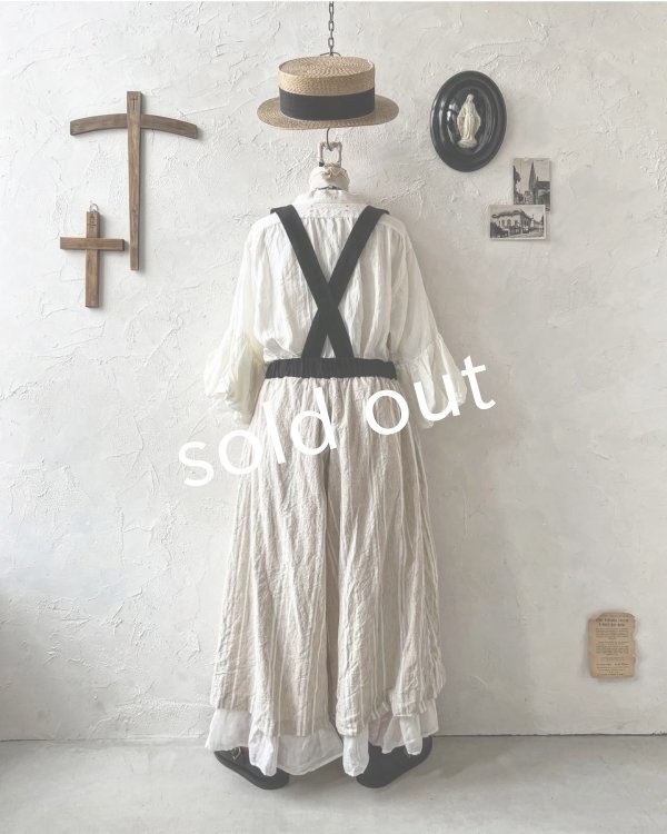 画像11: HALLELUJAH／12.Victorian Pantalon ヴィクトリアンパンタロン・flax stripe (11)