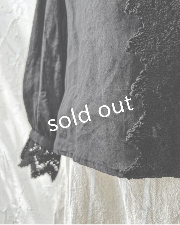 画像9: HALLELUJAH／2.Chimise a Dentelle レースブラウス・black (9)