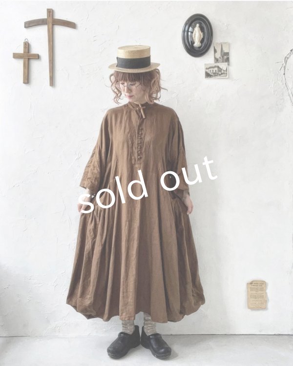 画像21: HALLELUJAH/2.Acolyte Robe 侍者のローブ・柿渋 (21)