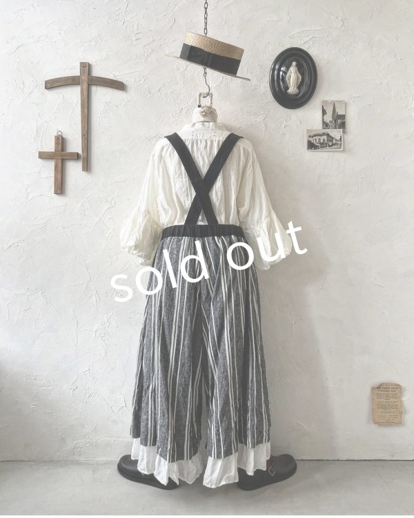 画像11: HALLELUJAH／12.Victorian Pantalon ヴィクトリアンパンタロン・Gray stripe (11)