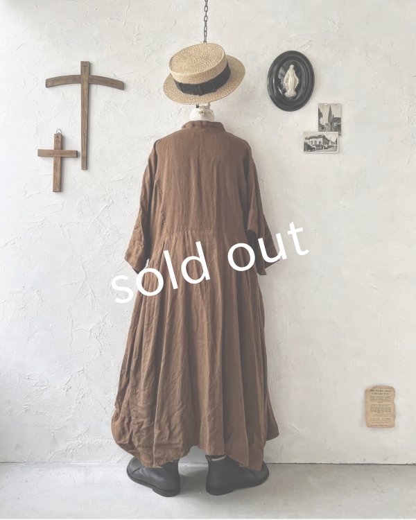 画像13: HALLELUJAH/2.Acolyte Robe 侍者のローブ・柿渋 (13)