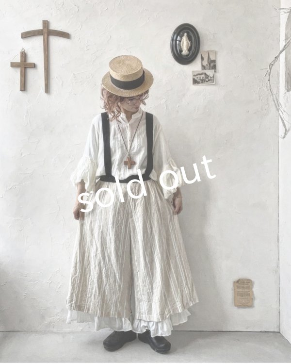 画像17: HALLELUJAH／12.Victorian Pantalon ヴィクトリアンパンタロン・Gray stripe (17)