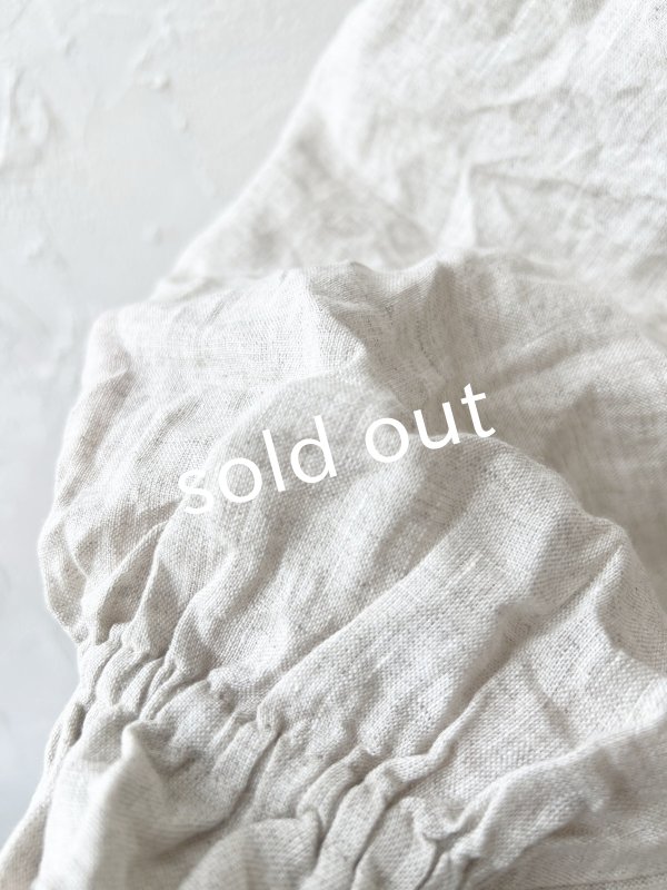 画像6: sloe/リネンギャザー襟のブラウス・ナチュラル (6)