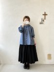 画像8: sloe/ダンガリーフリルブラウス・ブルー (8)