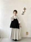 画像8: sloe/サイドリボンのデニムキャミ・ブラック (8)