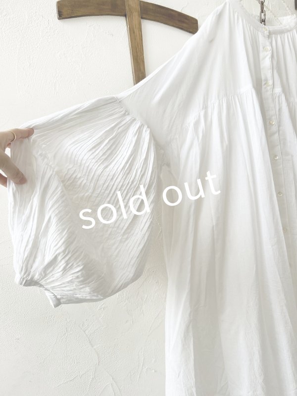 画像5: tegami/ピンタックバルーンのスモックワンピース・オフ (5)