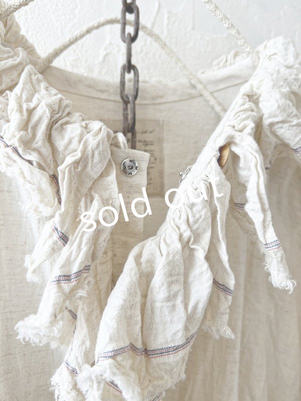 画像4: MARCHE' DE SOEUR／フローフリルパフ袖ブラウス・アイボリー (4)