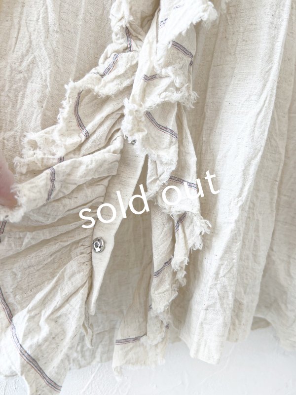 画像5: MARCHE' DE SOEUR／フローフリルパフ袖ブラウス・アイボリー (5)