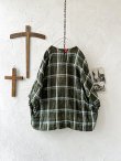 画像7: MARCHE' DE SOEUR／リネンプルオーバー・グリーンチェック (7)
