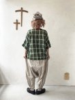 画像12: MARCHE' DE SOEUR／リネンプルオーバー・グリーンチェック (12)