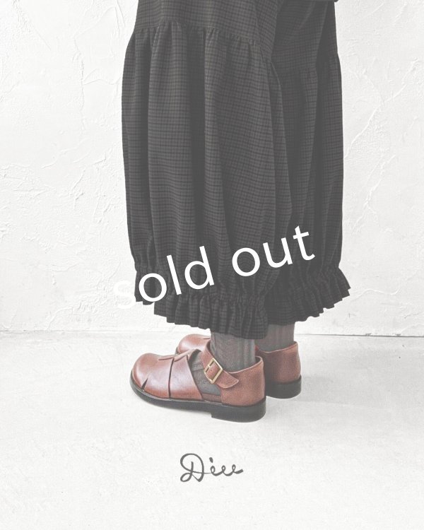 画像10: 【30%OFF SALE】Diu/本革太メッシュサンダル・ブラック【M】 (10)