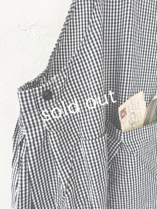 画像4: Bliss Bunch/大きなポケットエプロン・ギンガム (4)