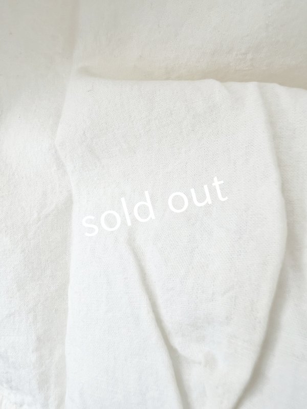 画像8: Bliss Bunch/ドロスト襟の５分袖ブラウス・アイボリー (8)