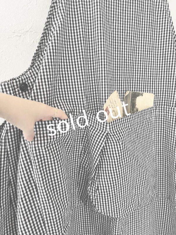 画像5: Bliss Bunch/大きなポケットエプロン・ギンガム (5)