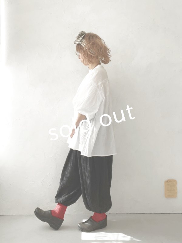 画像13: Dgy/ふんわり袖のジョーゼットブラウス・オフ (13)