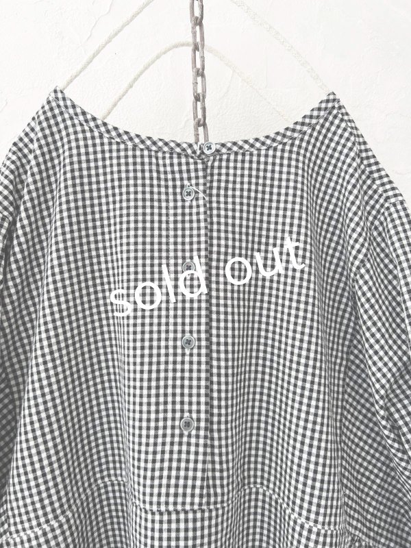 画像3: Bliss Bunch/2wayフレアチュニック・ギンガム (3)