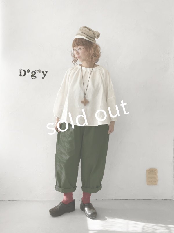 画像2: Dgy/スモックブラウス・オフ (2)